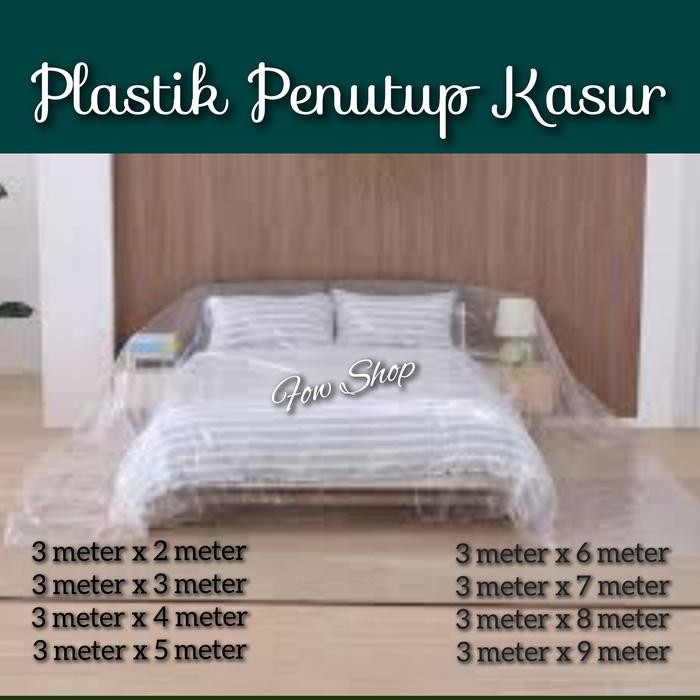 Plastik BeningTutup Penutup Bungkus Pembungkus Kasur Sofa Springbed