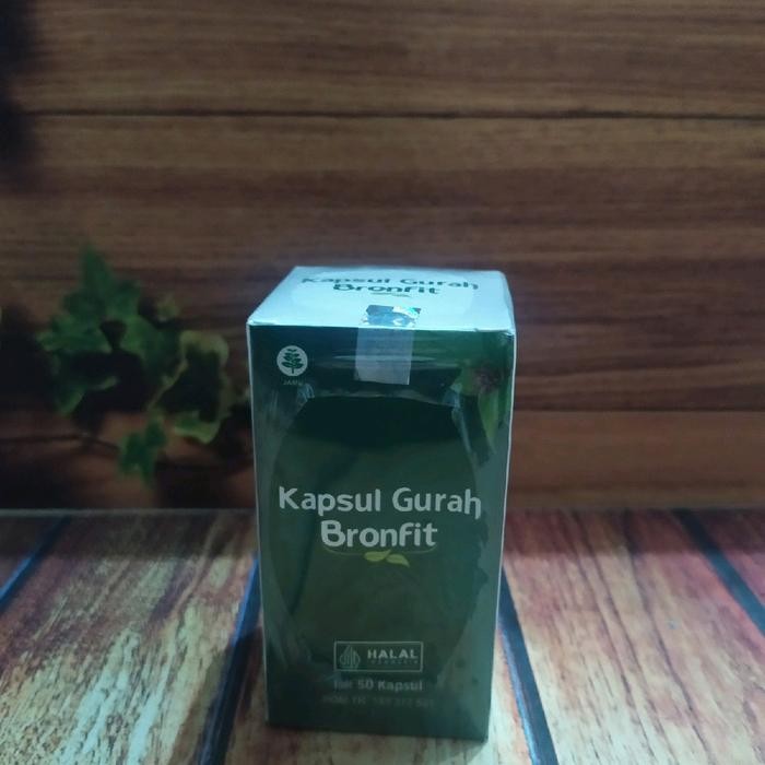 KAPSUL GURAH NATURAFIT BRONFIT 50 KAPSUL OBAT HERBAL PERNAFASAN FLU BATU BRONFIT ISI 50 KAPSUL COD G