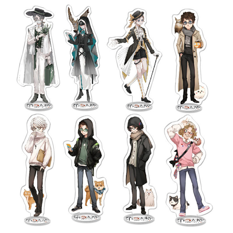 Hot Anime Identity V Acrylic Stand Figure Model Plate Keychain Game Figure Gardener Doctor Standing 