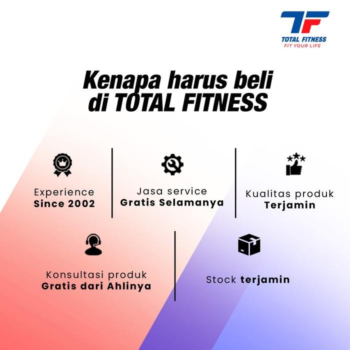 TOTAL FITNESS Alat Fitness Bike Orbitrack Elliptical Crosstrainer