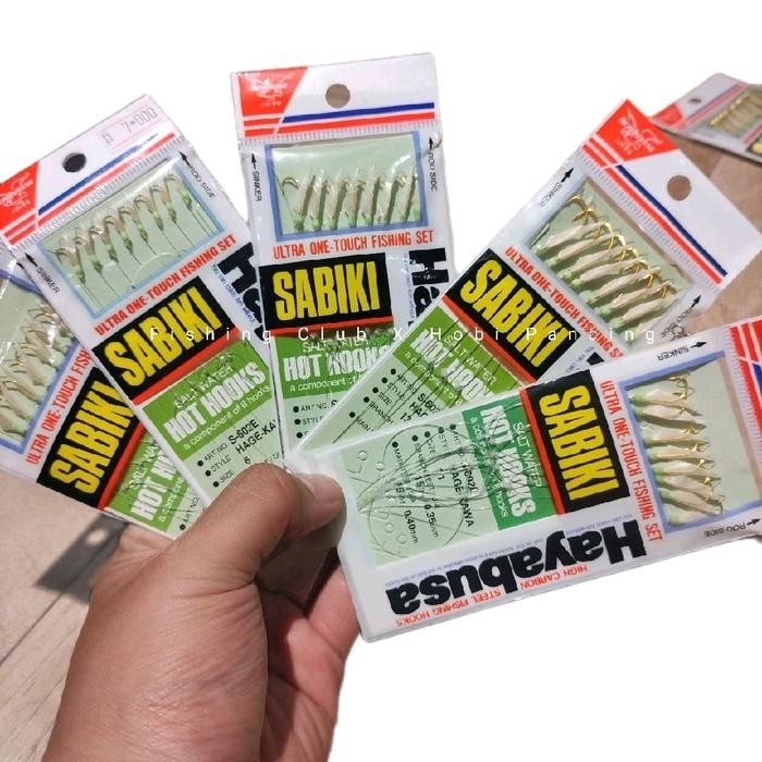 Sougayilang Fishing - Kail Pancing Sabiki Hayabusa Salt Water Hooks