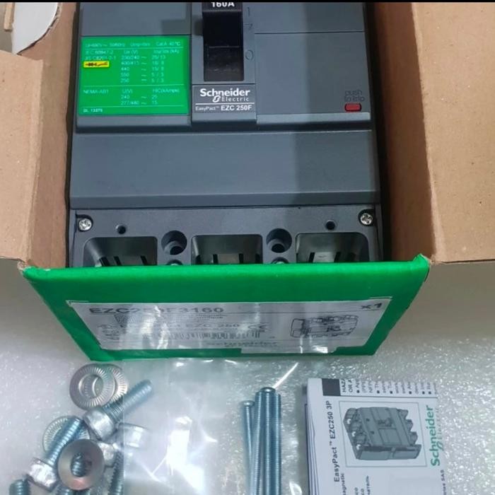 mccb Schneider new original 160A 3phase/breaker mccb Schneider 160A