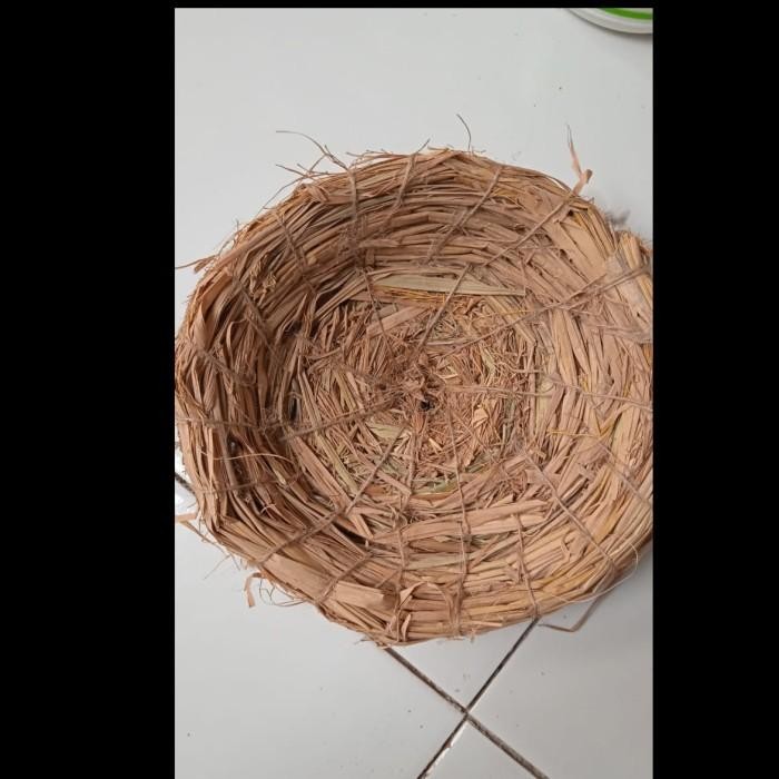 SARANG AYAM BERTELUR 40 CM SARANG ENTOK TEMPAT AYAM BERTELUR JERAMI TEMPAT BERTELUR SARANG NGEREM