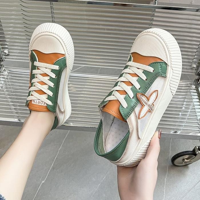 Sepatu Wanita Model Tali Sepatu Kekinian Korean Styl BISA COD 2023