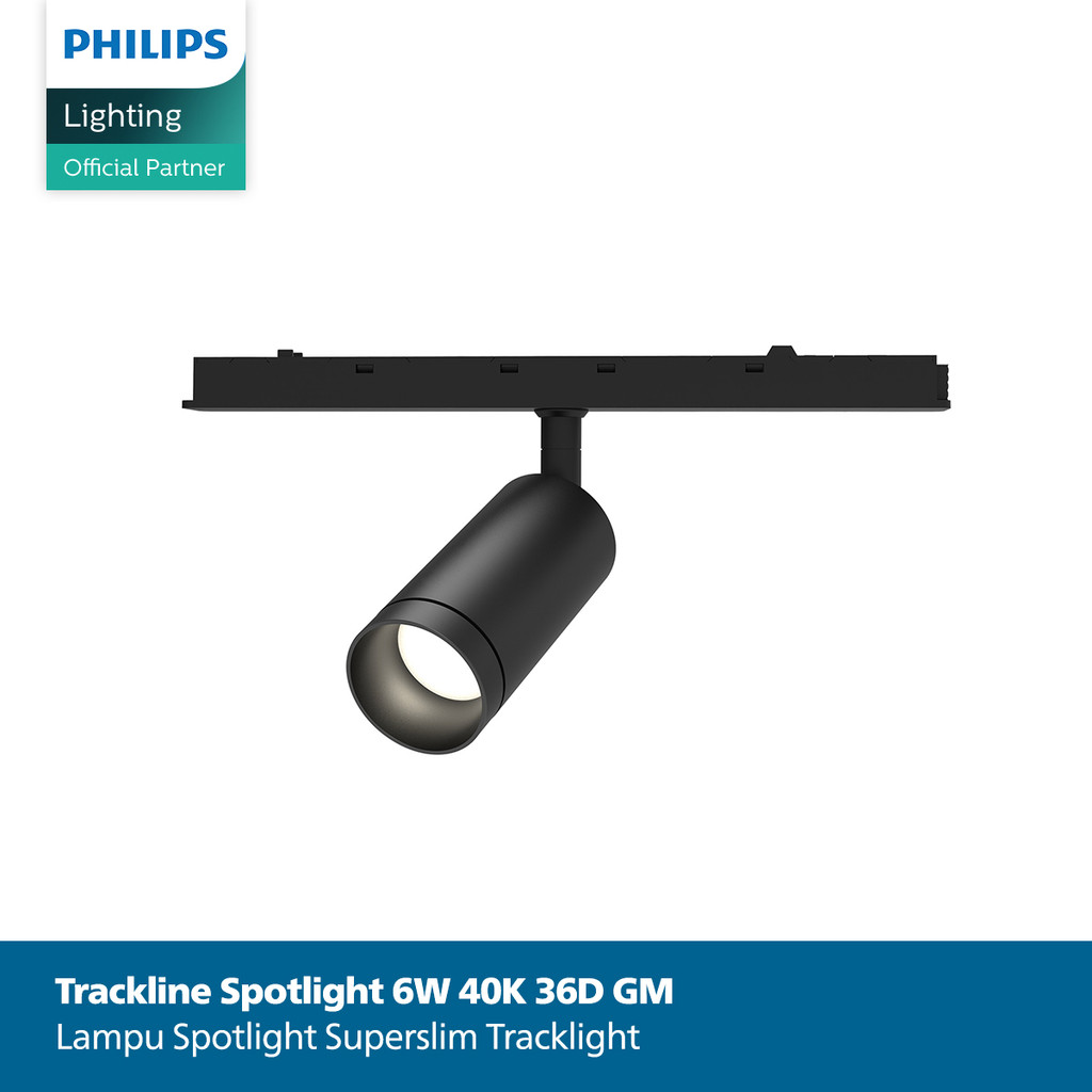 Philips Lampu LED Tracklight Spotlight 6W 40K 36D Semi Putih