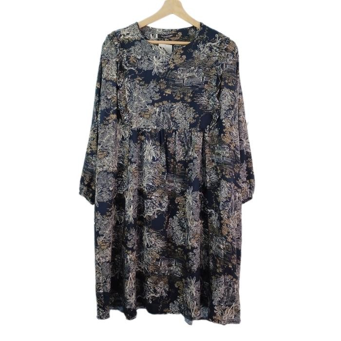 Tunik JUMBO Rayon Branded LD 130 cm Long Dress Wanita Oversize Terbaru dan kekinian 4535# 4620#