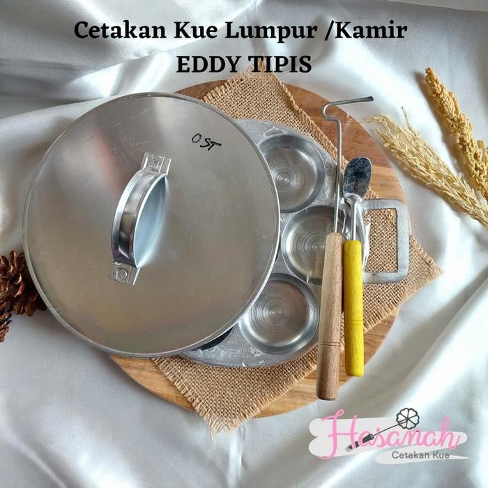 Cetakan kue lumpur cara bikang kamir martabak mini cilor 7 lubang EDDY