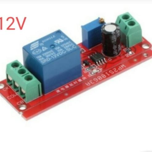 New Relay 12v dc NE555 delay timer switch Alat Lampu etc