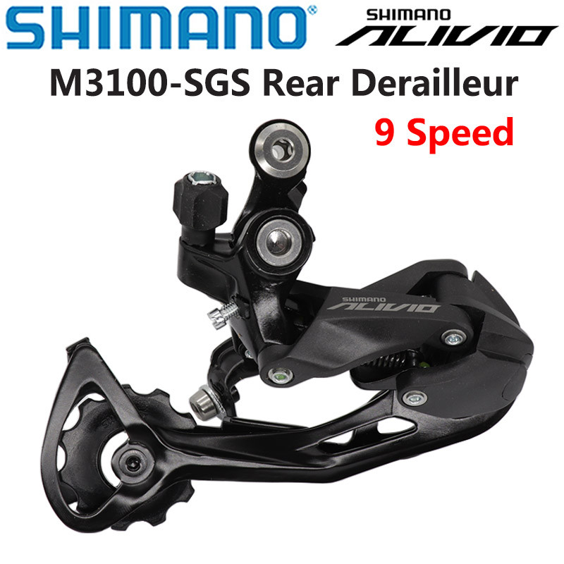 SHIMANO ALIVIO M3100 Rear Derailleur SHADOW RD 9 speed For MTB Bike Mountain Bike Original parts 9