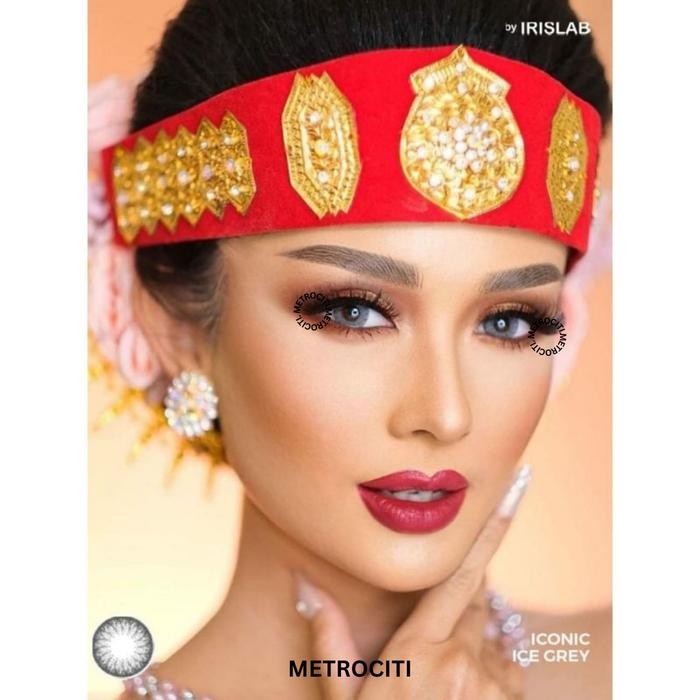 bqw3- Metrociti Softlens Living Color Iconic 14.4Mm Softlens Minus , Softlens Coklat Minus ,