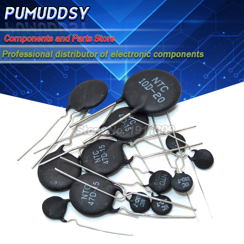 IMPORT 10PCS Thermal Resistor NTC 5D-11 10D-9 10D-11 47D-15 10D-20 10D-13 8D-11 10D-15 5D-15 10D-7