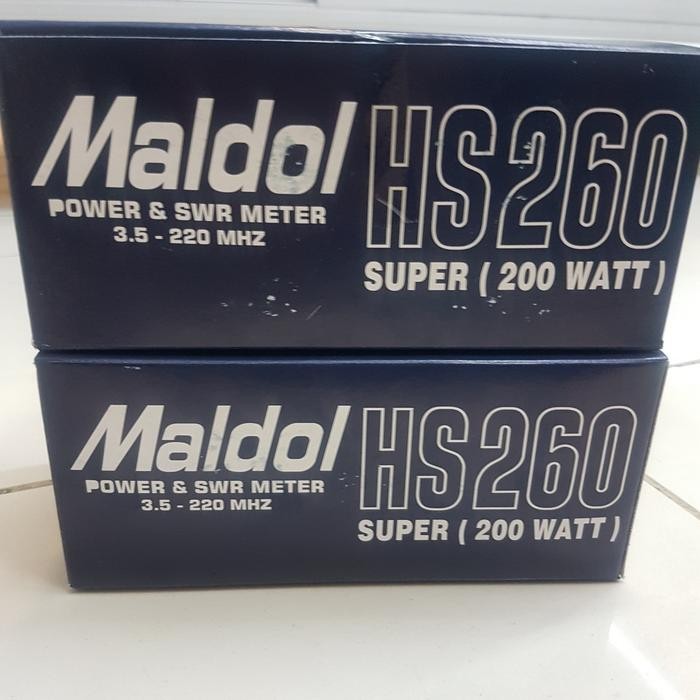 Ready POWER METER SWR MALDOL HS260 200 WATT SWR MALDOL