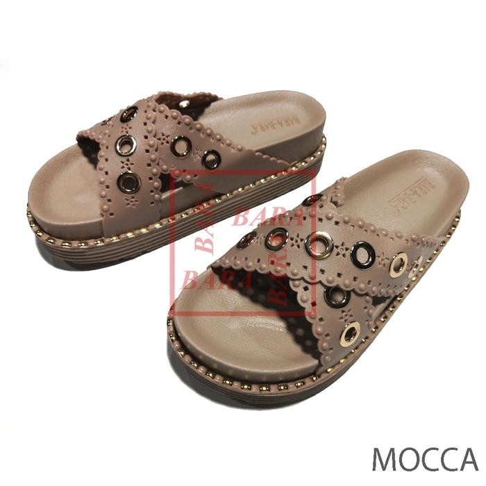 mitra Bara~Bara Sandal Jelly Karet Silang BBJ28-SLRBM (Z3)