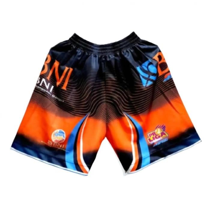 ORIGINAL Celana pendek olahVoli Full Printing PROLIGA BNI 46 Uniseks Cepat Kering Nyaman sport Kolor