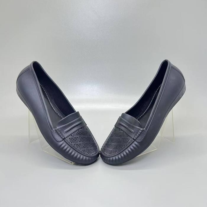 Donatello - (Size 36-40) Fuhaha 707 Sepatu Jelly Wanita Sepatu Kerja Wanita Sepatu Hitam