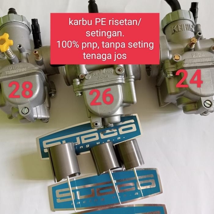Karburator Pe 24 Pe 26 Pe 28 Ori Thailand, Risetan Atau Setingan