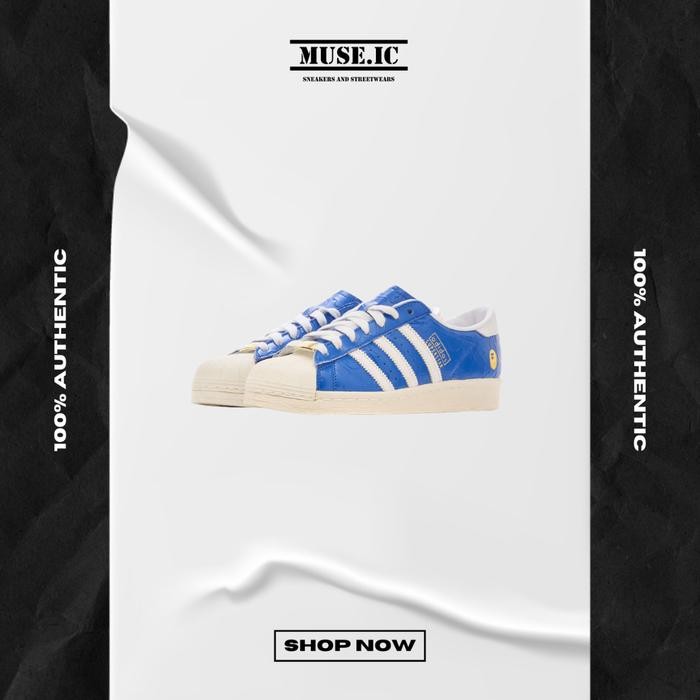 Superstar Vintage Bape Blue White