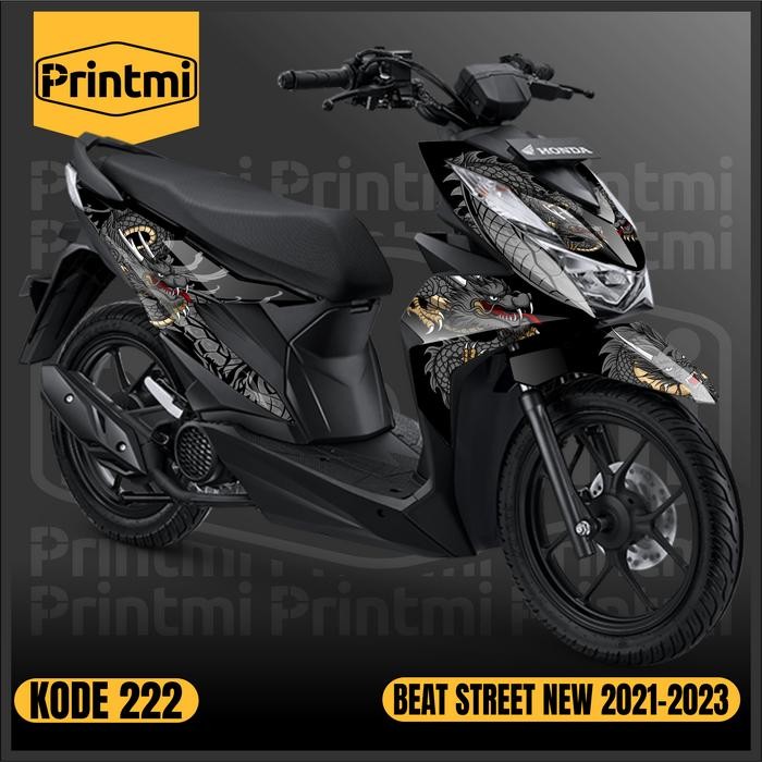 Stiker Decal Motor Beat Street New Full Body 2024 2023 2021 2022 SImple Variasi Modifikasi Racing