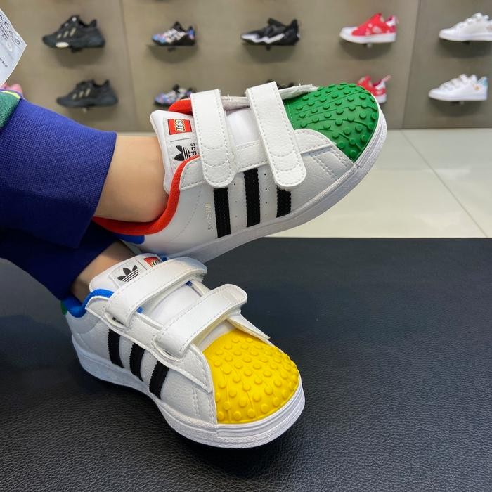 pw5d-Sepatu Adidas Superstar 360 X Lego Kids / Sepatu Anak / Sepatu Adidas