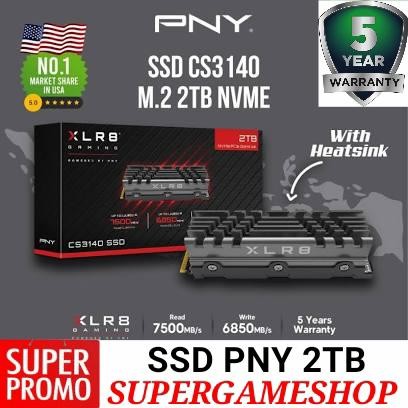 SSD PNY 2TB XLR8 NVME CS3140 GEN 4X - SSD PNY 2TB