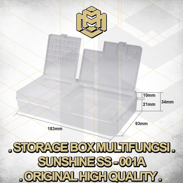 y8px- Storage Box Multifungsi Ss- 001A /Storage Box Sunshine Ss-001A / Wadah