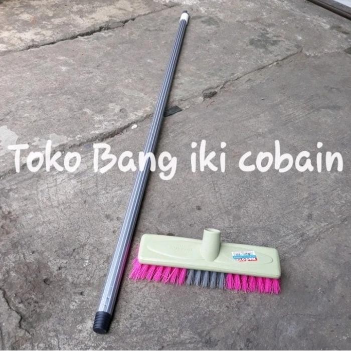 Sikat Lantai Kamar Mandi Gagang Nagoya Sikat Kamar Mandi Hendel Panjang Plastik Promo 