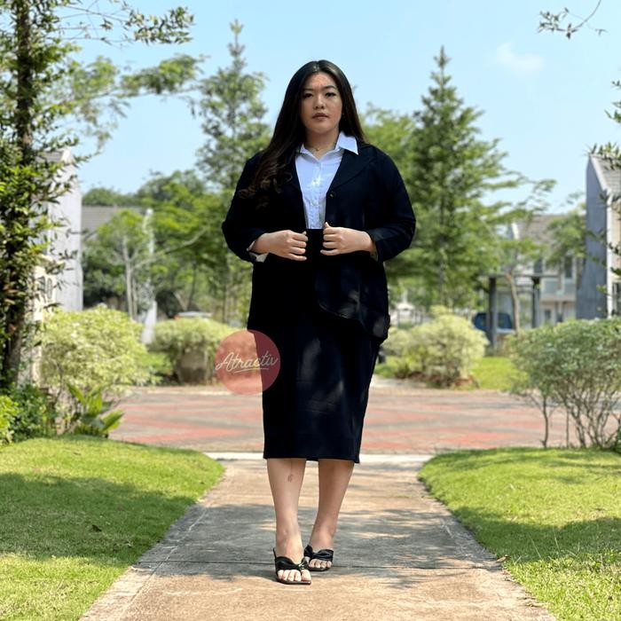 Atractiv Blazer Formal Jumbo Wanita Ld150 Blazer Wanita Jumbo Oversize Ld120 Ld130 Ld145 Ld150 Jas