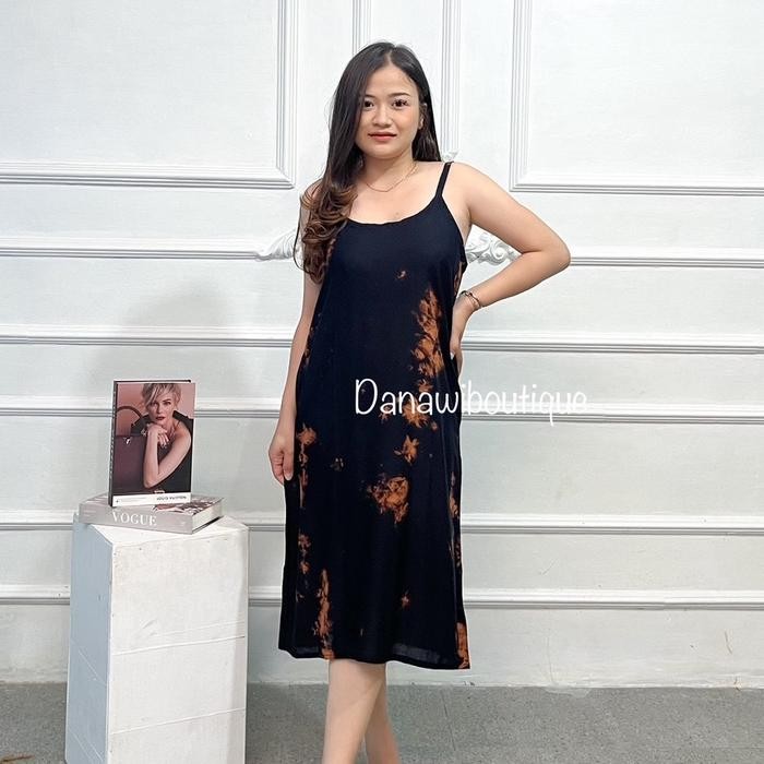 New Daster Narini Tie Dye Bali Tali Satu Pendek Santai