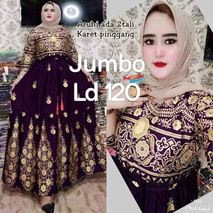 KirimCpT- Gamis India Aruhi Terbaru Viral Diskon Ongkir Murah Bos Dress Katun Rayon