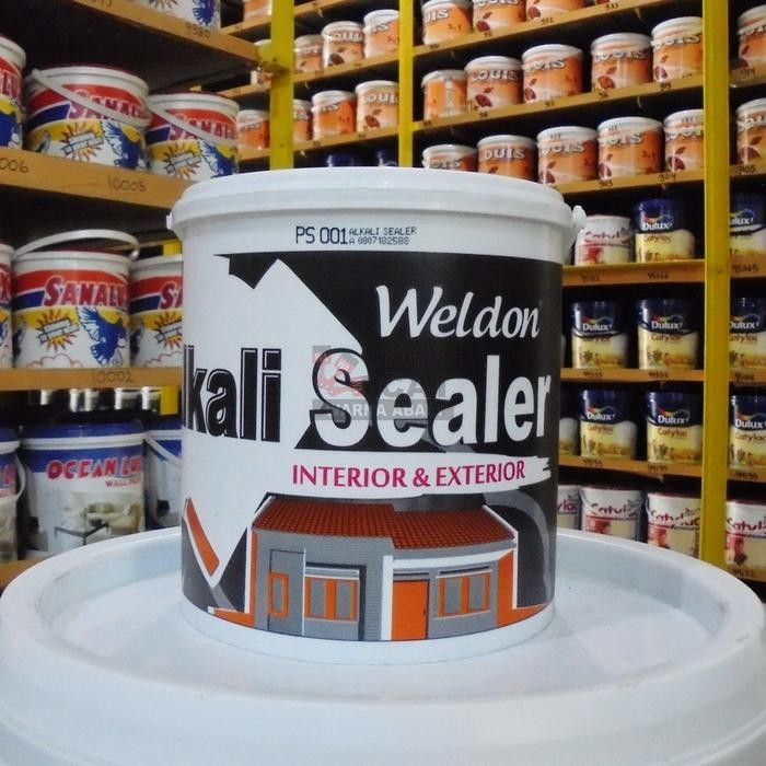 702s- Cat Alkali Sealer Weldon 5 Kg Untuk Cat Dasar Dinding Baru