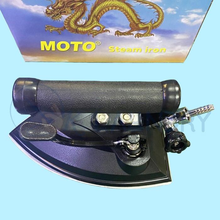 Setrika Uap Steam Boiler Nagamoto Pencet Gagang karet