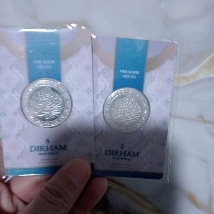 Perak Koin 5 Dirham Silverium Fine Silver 99,99%