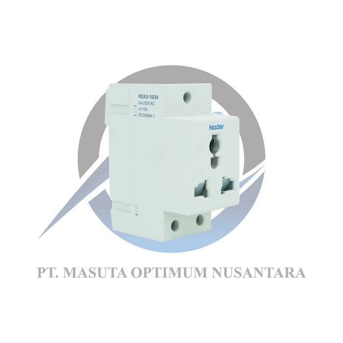 DIN RAIL UNIVERSAL POWER SOCKET NDA3