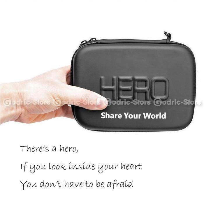 27vr- Tas Eva Waterproof Small Case Universal Pu Bag Kecil Kamera Aksi Untuk Dji Osmo 5