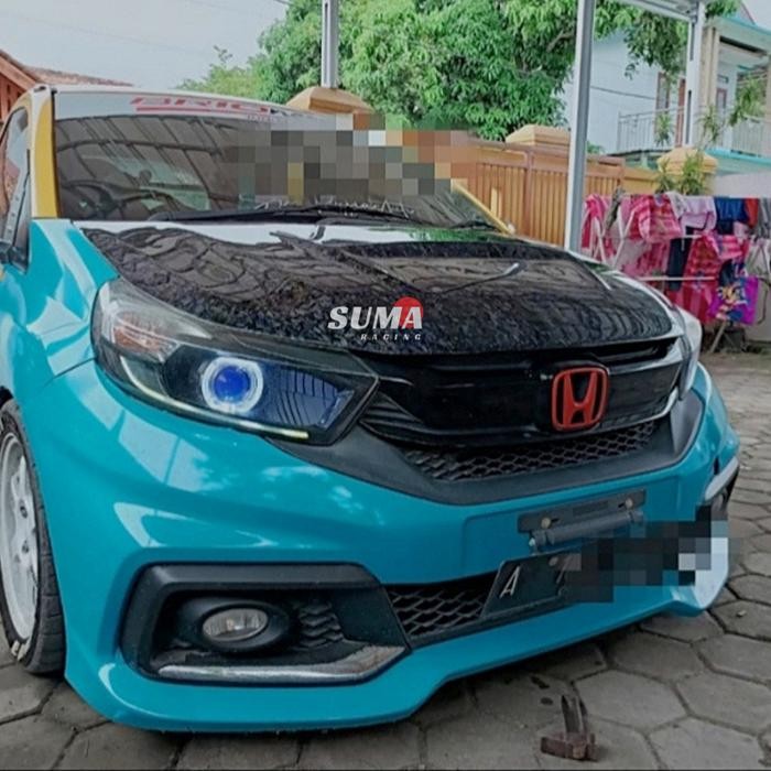 KAP MESIN HONDA ALL NEW BRIO, MOBILIO FACELIFT CARBON FORGED MIX BLUE