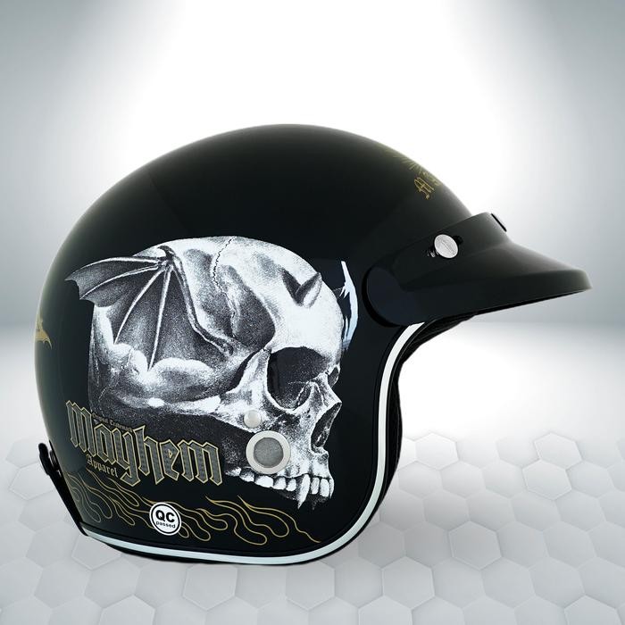 Marzano Helmet - Helm Retro Marzano X Mayhem