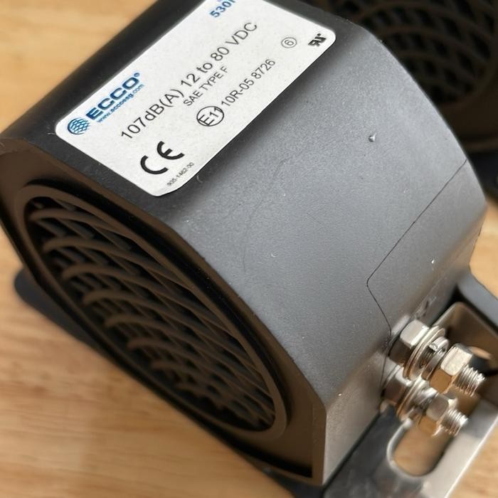 BACK UP ALARM ECCO 530 / ALARM MUNDUR 107 db 12-80 VDC