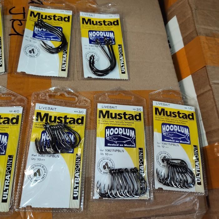 Ready Stok pancing mata kail mustad live bait hoodlum kail laut