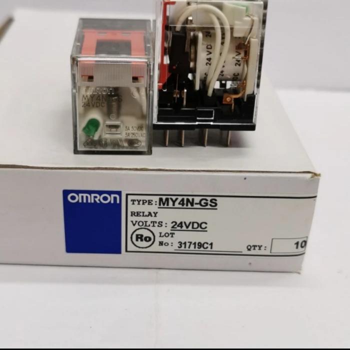 Relay Omron My4N-Gs 24Vdc My4N Original Omron Terbaru 