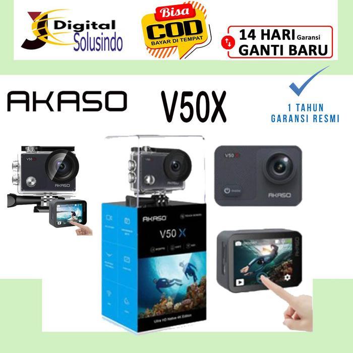 AKASO V50X ACTION CAMERA FULL HD 4K EIS WIRELESS CAM - Original Resmi