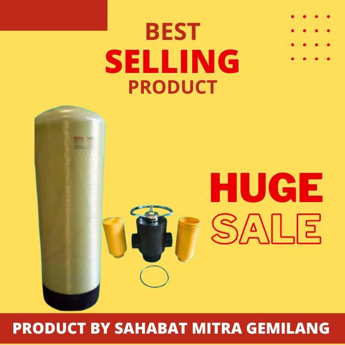 FRP Tank 1665 T4 / Tabung Filter 1665 Lubang Atas / Opening 4 inch