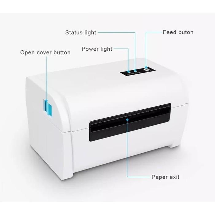 PRINTER THERMAL LABEL BARCODE RESI TANPA TINTA USB/BLUETOOTH/WIFI