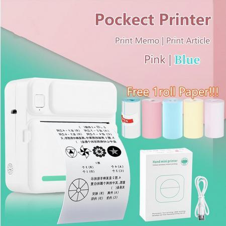 Printer Thermal / kertas printer bluetooth /Mini Portable Thermal Printer/alat printer resi/C19