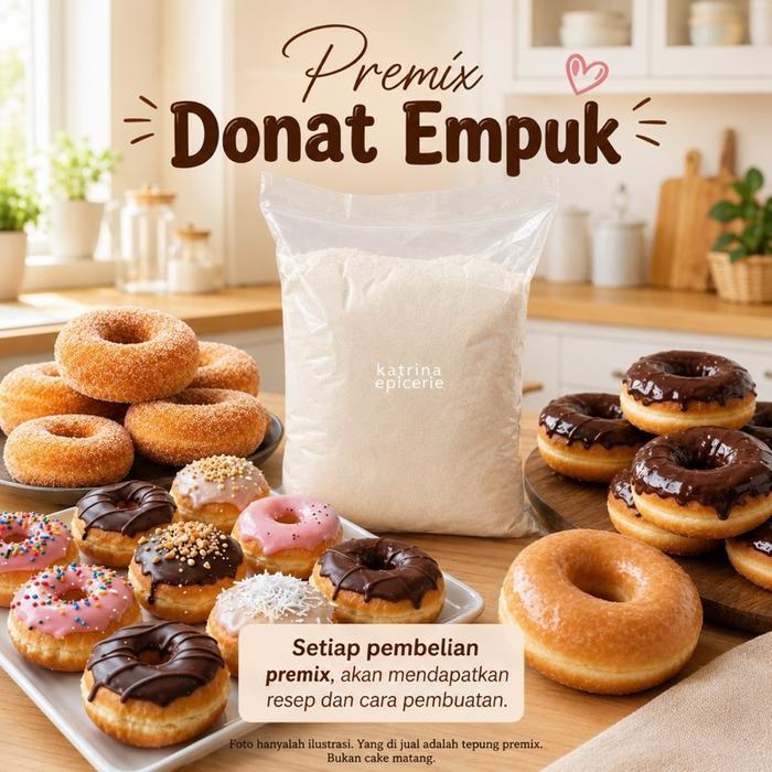 Tepung Premix Donat Empuk 500 Gram premix donat