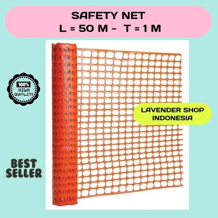 Safety Net Orange / Safety Net Jaring Pengaman Proyek /Safety Net Pasti Promo