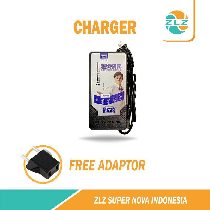 TERLARIS Charger baterai sepeda listrik 72V 32Ah universal charger sepeda listrik READY