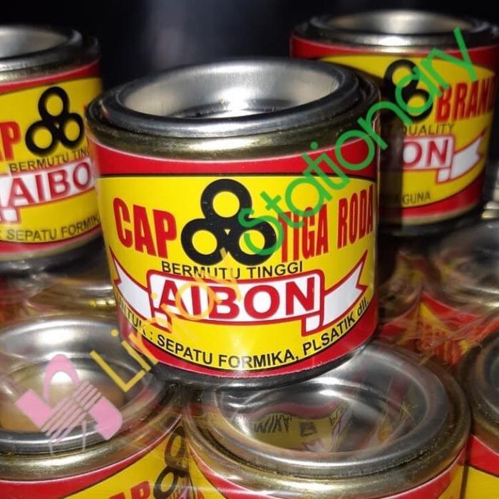 TERBARU (ISI 12) Lem Aibon TIGA RODA - Lem Aibon Kaleng Kecil - Lem Aibon MINI ORIGINAL