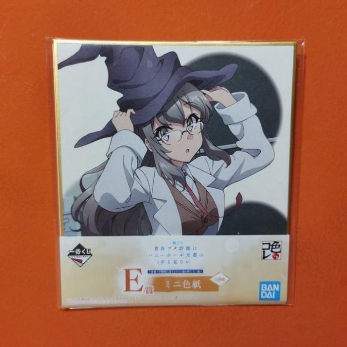 HOT SALE RIO FUTABA ICHIBAN KUJI MINI SHIKISHI - SEISHUN BUTA YAROU TERMURAH