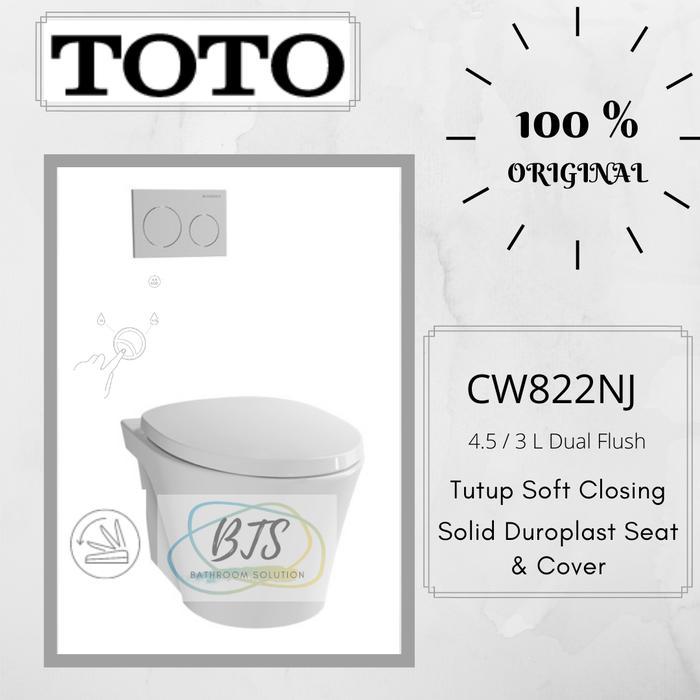 Kloset Duduk TOTO CW822NJ/CW 822 NJ/CW 822NJ/CW822 NJ