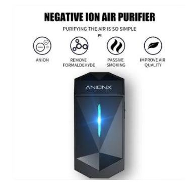 TERLARIS ANIONX A200 Air Purifier Kalung Pembersih Udara Portable Mini dengan Deteksi Udara dan